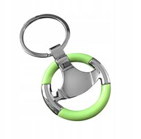 Brelok dla kierowcy dla chłopaka do zielonego samochodu stylowa kierownica