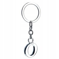 Brelok dla Oliwki srebrna litera O breloczek do kluczy zawieszka dla Olafa