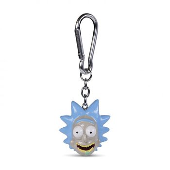 Brelok do kluczy 3D Rick and Morty głowa Rick Sanchez breloczek - RICK AND MORTY
