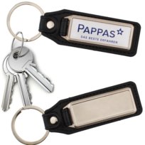 Brelok Do Kluczy Breloczek Skórzany Metalowy 2 Sztuki TopPoint