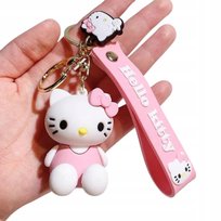 Brelok Do Kluczy Breloczek Zawieszka Hello Kitty Jasnoróżowy