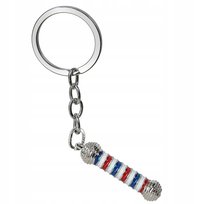 Brelok do kluczy dla barber golarz brzytwa logo symbol zakładu barberskiego