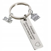 Brelok do kluczy dla dziewczyny dla córeczki nowy dom własne mieszkanie