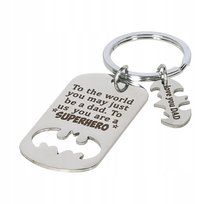 Brelok do kluczy dla najlepszego Taty co kupić tacie na prezent batman