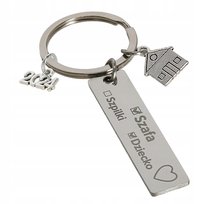 Brelok do kluczy dla Niej piękny prezent nowy dom pamiątka dla dziewczyny