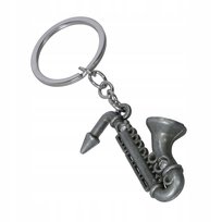 Brelok do kluczy dla saksofonisty prezent dla muzyka kornet waltornia obój