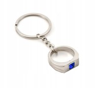 Brelok do kluczy dla zakochanych prezent dla chłopaka obrączka pierścionek