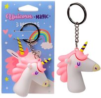 BRELOK do kluczy JEDNOROŻEC unicorn 3D breloczek zawieszka NA PREZENT 3D