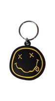 Brelok do kluczy Nirvana Smiley gumowa zawieszka na prezent dla chłopaka Nirvana
