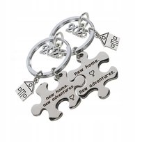 Brelok do kluczy nowy dom dla pary rok 2025 prezent nowe mieszkanie domek