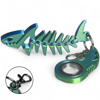 Brelok do kluczy NOWY MODEL Keyrambit  REKINEK karabińczyk keyspinner - Kajawis