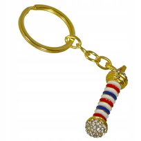 Brelok do kluczy ozdobny prezent szyld logo dla barbera stylista barbershop