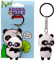BRELOK do kluczy PANDA kot dziecka breloczek zawieszka NA PREZENT 3D