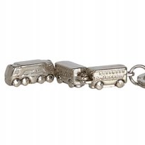 Brelok do kluczy pociąg pośpieszny z wagonami skład kolejowy ciuchcia kolej