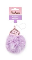 Brelok do kluczy Pusheen Lavender z zawieszką pomponem prezent dla dziewczynki