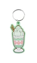 Brelok do kluczy Pusheen Matcha z gumową zawieszką prezent dla dziewczynki