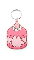Brelok do kluczy Pusheen Strawberry z gumową zawieszką prezent dla dziewczynki Pusheen