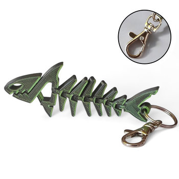 Brelok do kluczy rekinek NOWY MODEL keyrambit karabińczyk w zestawie - Kajawis