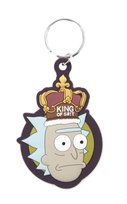 Brelok do kluczy Rick And Morty King Of S**t zawieszka gumowa breloczek RICK AND MORTY