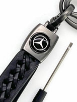 Brelok Do Kluczy Samochodowy Mercedes Metal Skóra Inna marka
