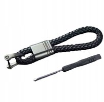 BRELOK DO KLUCZY skórzany KARABIŃCZYK zapięcie breloczek faceta PREZENT