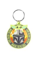 Brelok do kluczy The Mandalorian Gwiezdne Wojny gumowa zawieszka na prezent