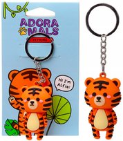 BRELOK do kluczy TYGRYS kot 3D breloczek zawieszka NA PREZENT 3D