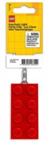 Brelok do kluczy z latarką LEGO® Klocek czerwony Yamann