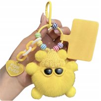 Brelok Fiko Żółty - uroczy pluszak do kluczy z oryginalnym designem
