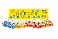 BRELOK GUMOWY TYGRYSEK zawieszka ZESTAW 12szt Midex
