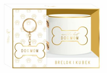 Brelok I Kubek, Royal Dog Mom, Beżowy Be happy, beżowy - Be happy