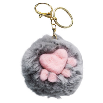 Brelok Łapka, Purrrfect School, Szary - Empik