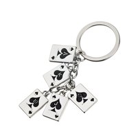 Brelok metalowy do kluczy Poker zaiweszki karty As Pik Batek