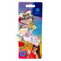 Brelok metalowy z płynnym wypełnieniem ASTRAFUN LOVE&BEAUTY Astra