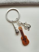 Brelok Muzyka Gitara Mikrofon Nuta Klucz Wiolinowy ALEKORALE Elbląg