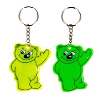 Brelok odblaskowy Miś 7cm Euro Trade