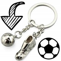 Brelok Piłka Nożna Piłkarz But - Prezent Dla Chłopca / Chłopaka