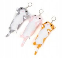 Brelok pluszowy długi kot 14cm