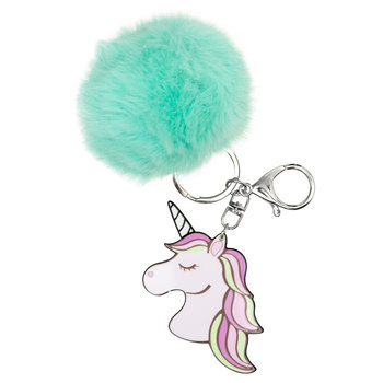Brelok Pompon, REBEL Unicorn, Miętowy - Empik