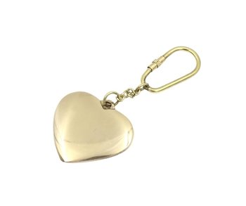 Brelok zakochanych - serce z mosiądzu - Kemis - House of Gadgets