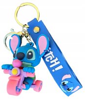BRELOK zawieszka LILO i STITCH breloczek NA ROWERKU klucze torbę plecak Inna marka