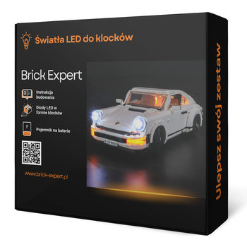 Brick Expert, Oświetlenie LED, do klocków, Creator Expert Porsche 911 - 10295 - Brick Expert