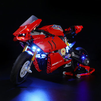Brick Expert, Oświetlenie LED, do klocków, Ducati Panigale V4 R, 42107 - Brick Expert