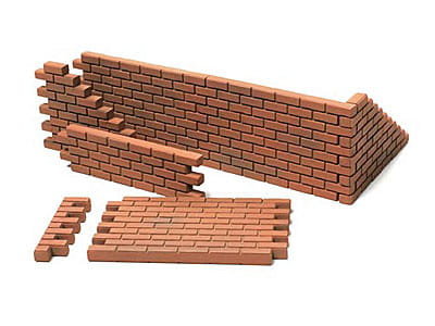 Zdjęcia - Model do sklejania (modelarstwo) TAMIYA Brick Wall, Sand Bag & Barricade Set 1:48  32508 