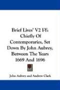 Brief Lives' V2 I-Y - Aubrey John