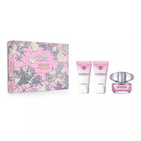 Bright Crystal zestaw woda toaletowa spray 50ml + balsam do ciała 50ml + żel pod prysznic 50ml