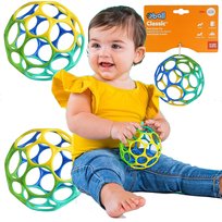 Bright Starts, Oball classic, niebiesko zielony