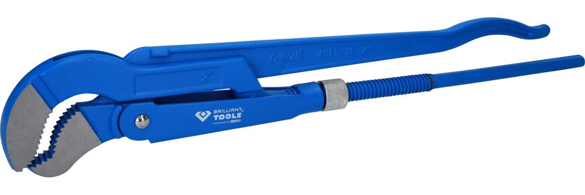 BRILLIANT TOOLS Pince pour tubes d'angle 2 coudée à 45° - BT067120
