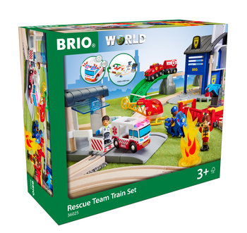 Brio, Zestaw Deluxe Straż Pożarna i Policja, 36025 - Brio