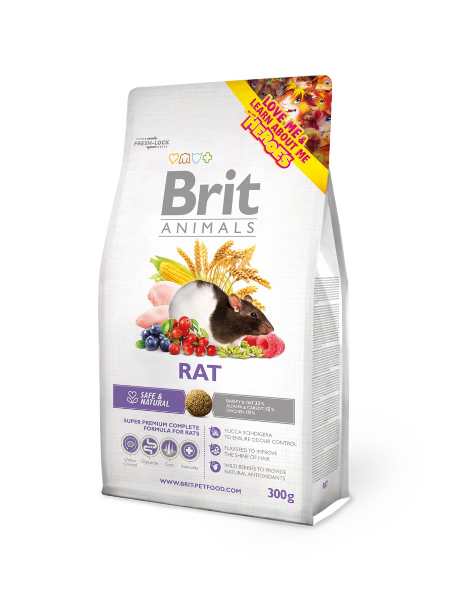 Фото - Корм для гризуна Brit ANIMALS RAT COMPLETE 1,5 kg 